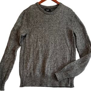 Jack Spade Bromley Crew Neck Sweater Mens Large Heather Grey Cotton Wool Blend